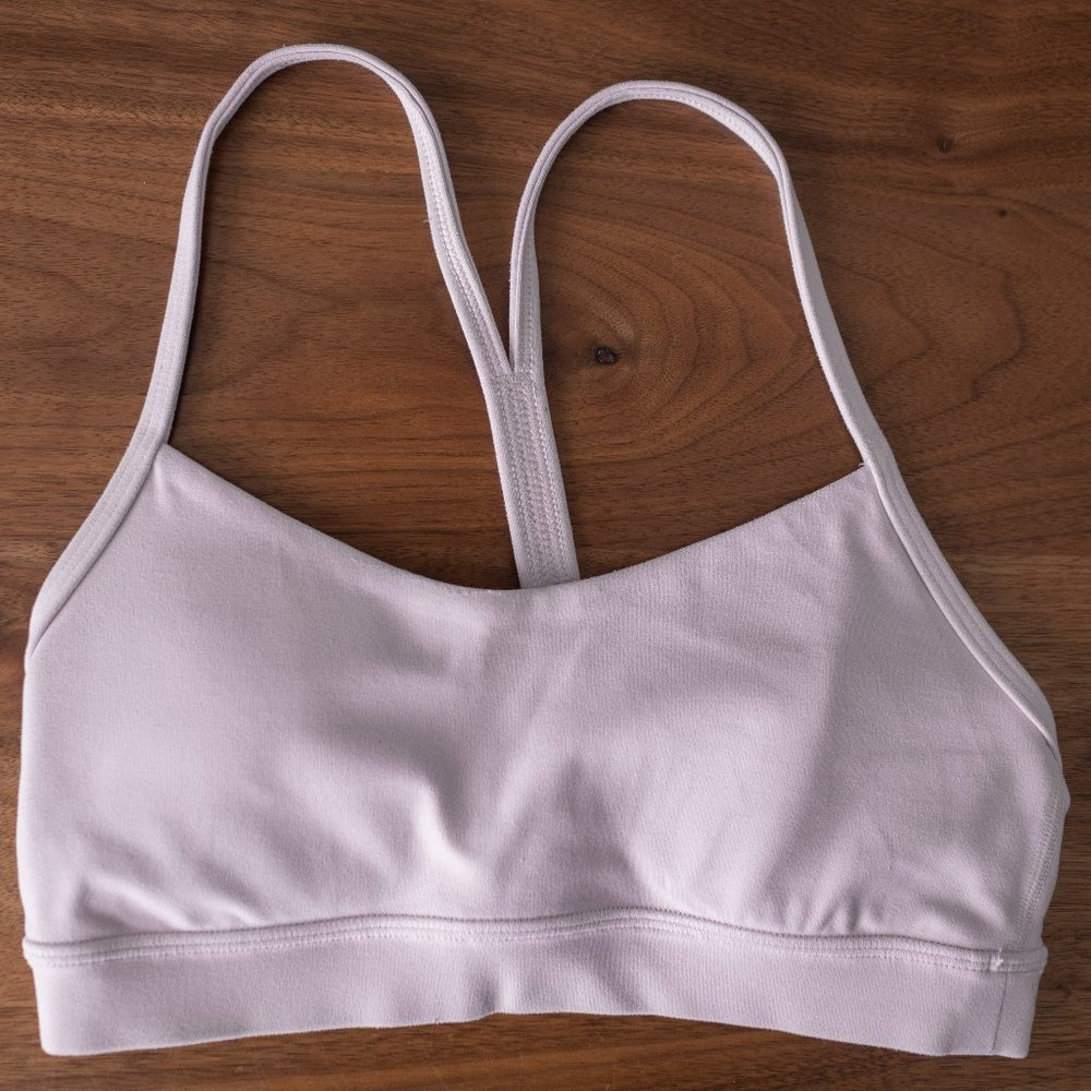 Lululemon Flow Y Bra - Light Pink Size 4